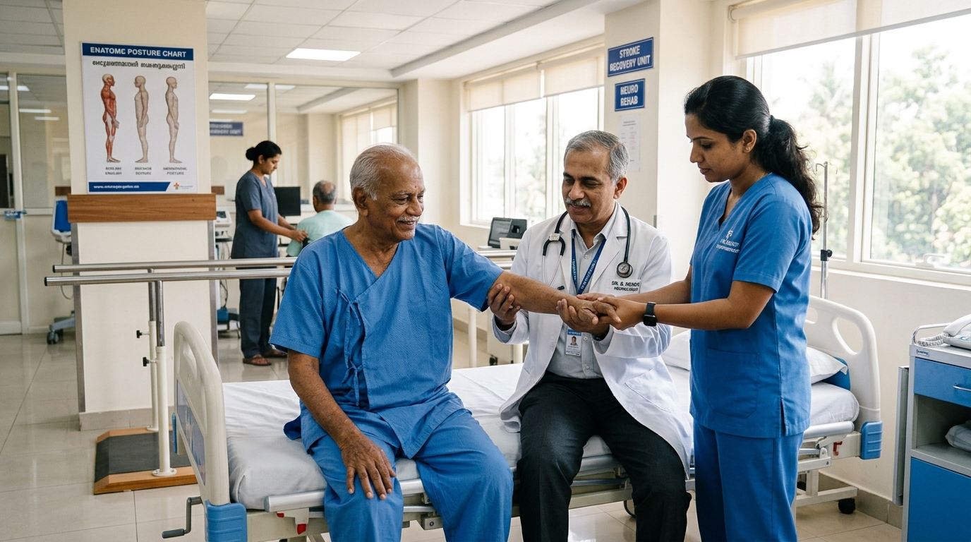 30-Day Stroke & Paralysis Neuro-Rehabilitation: Siddha Varmam & Medicated Oil Therapy