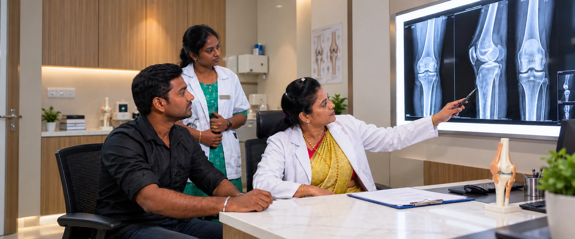 RS Velumani Hospital Knee X-Ray Consultation and Doctor Consultation Room